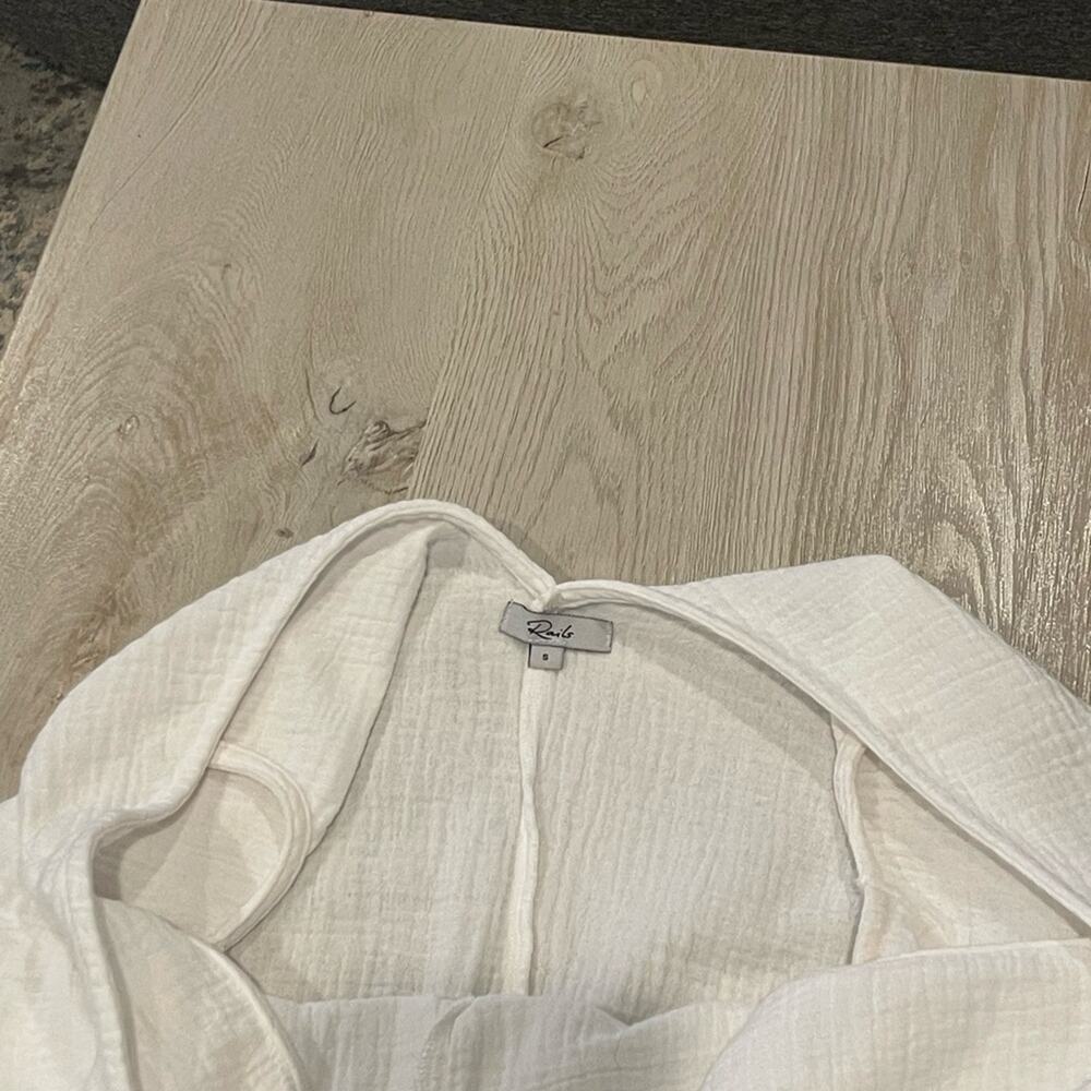Size small white Rails romper - Picture 3 of 3